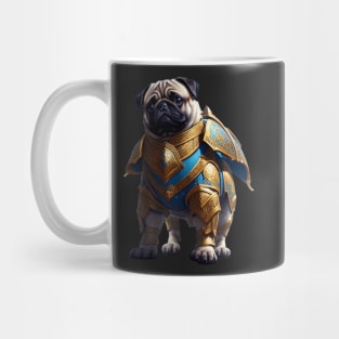 Mighty Pug in Heavy Mythical Armor Mug